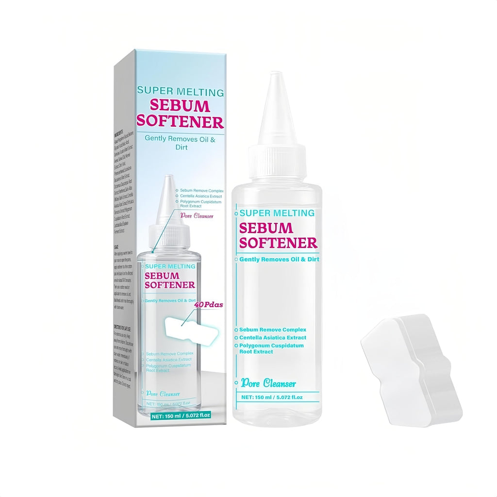 Super Melting Sebum Softener, Blackhead Remover Liquid for Deep Pore Cleansing, Gentle Dissolve Sebum with Centella