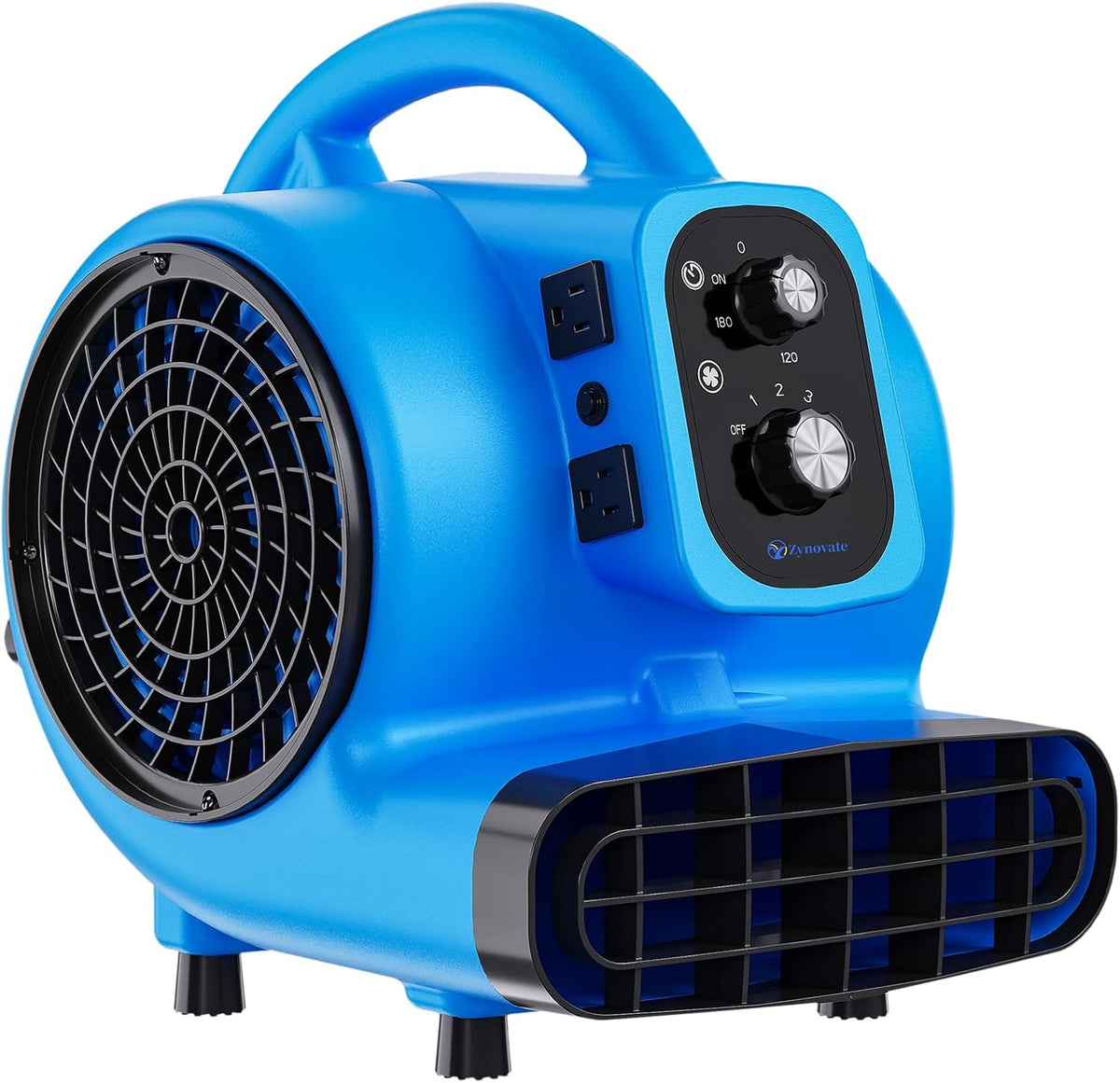 Air Mover 1/4 HP 1000 CFM Portable Blower Fan Carpet Dryer, Floor Dryer Fan | 3-Speed, 4 Adjustable Angles, Daisy