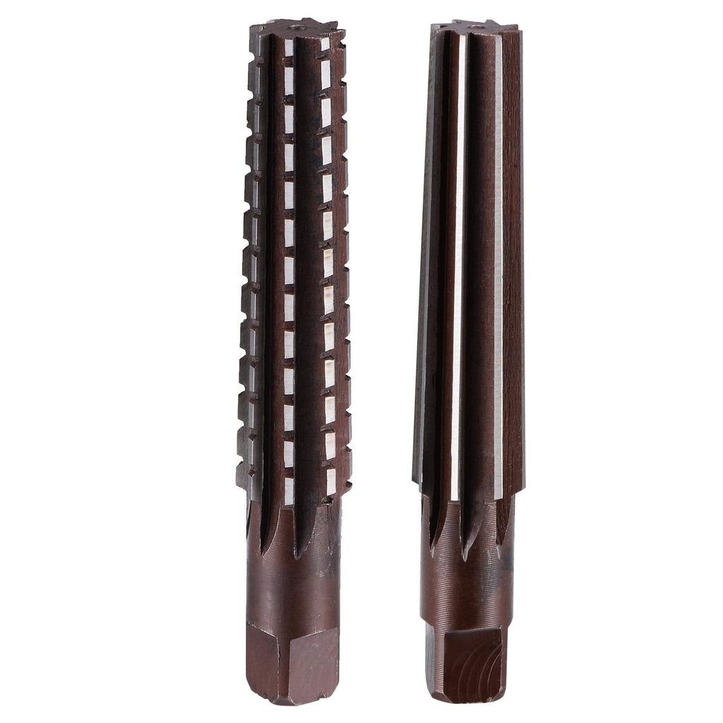 uxcell MT3 Morse Taper Reamer Coarse and Finish Set H8 Accuracy 8 Flutes