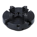 DEEFIINE 4 Inch Wood Lathe Chuck with 3/4"x16TPI to 1" x 8TPI Adapter