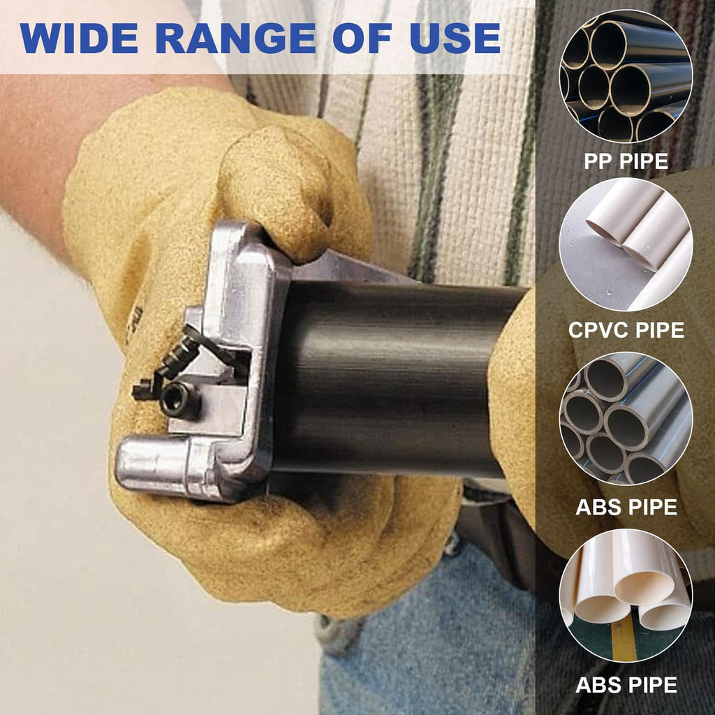 MXSAG PVC Pipe Deburring Reamer Tool for 1-1/4" to 4" Plastic Pipe
