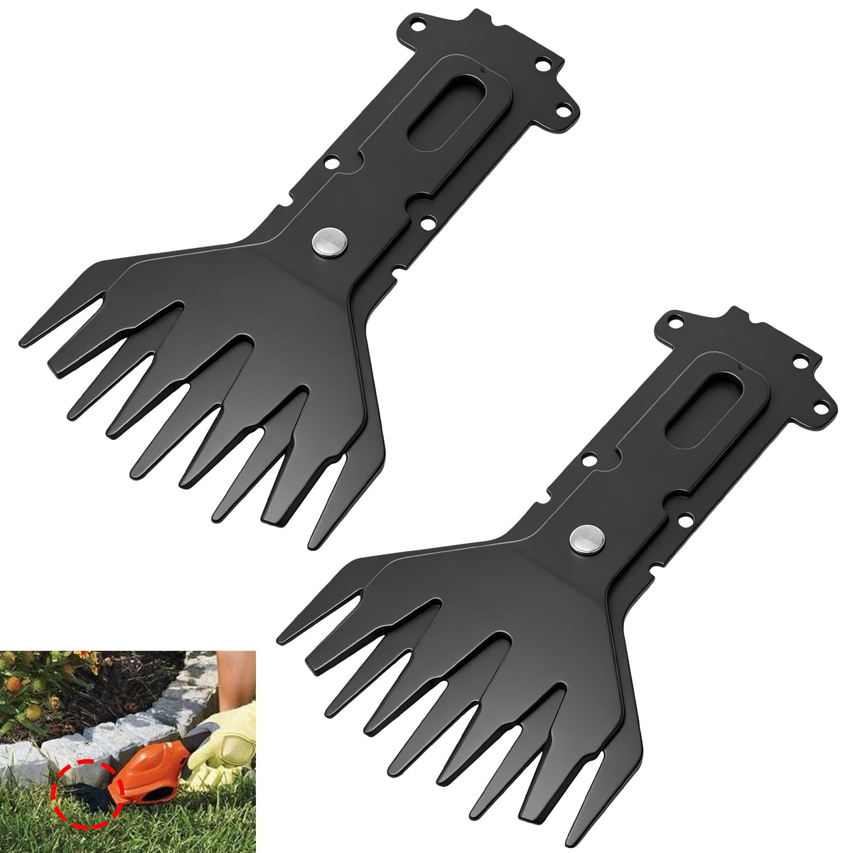 GSL35 Replacement Shears Blade for Black & Decker 90590580-02 GSN35 2 Pack