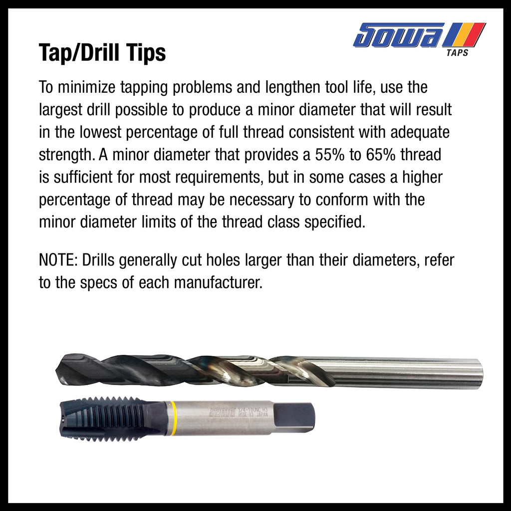 Sowa Tool 2pcs M12 x 1.75mm Spiral Flute Tap – HSSE-V3, Yellow Ring, Metric Thread, High Performance for Alloy & Stainless Steel, Machine Tap for Blind Holes, Pack of 2
