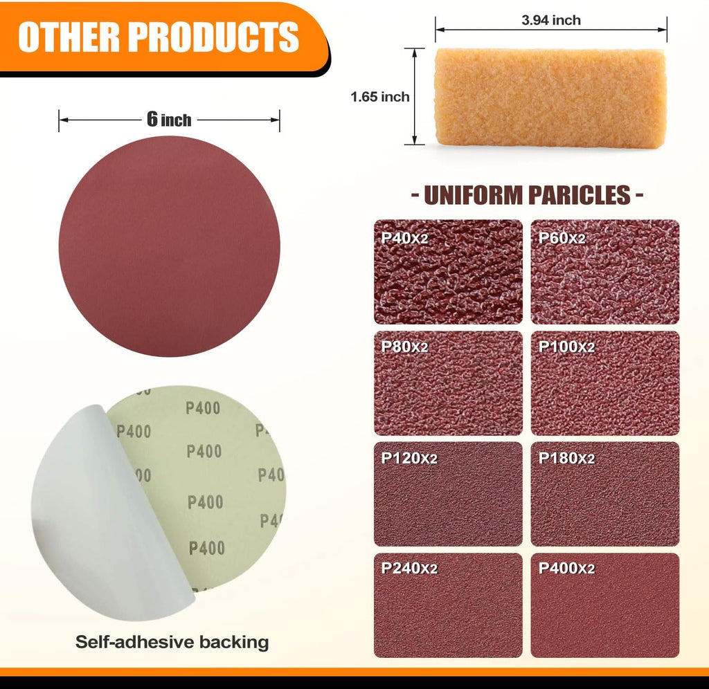 POLIWELL 4x36 Inch Sanding Belts 31Pack Sanding Discs Heavy-Duty