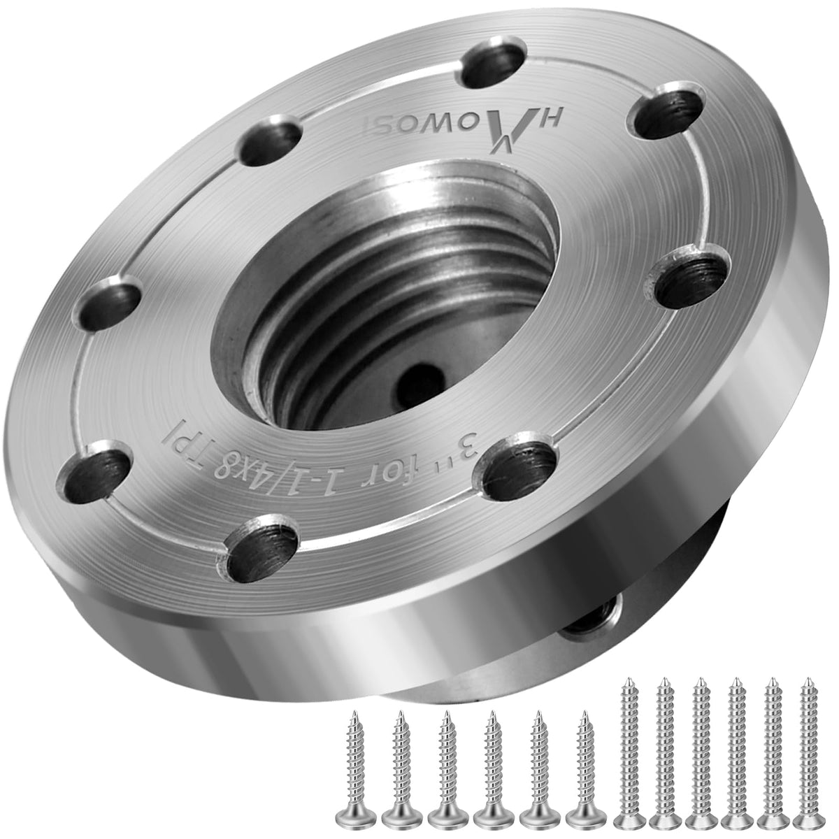 3" Wood Lathe Steel Faceplate,Faceplate for Wood Lathe