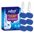 Toilet Bowl Cleaner Rim Hanger, 6 Count Automatic Bowl Toilet Cleaner, Cleans and Freshens Toilet Bowl, 7 Month (Ocean)
