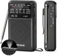 J211 Portable Radio AM FM, USB C Charging and AA Battery Operated | Excellent Reception& Clear Speaker, Headphone