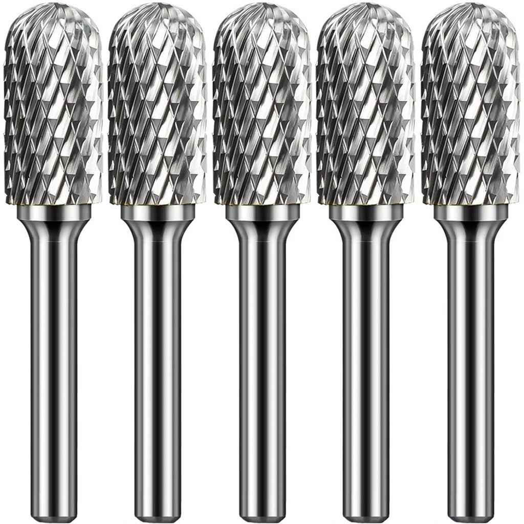 OSIDU Tungsten Carbide Rotary Burr Bit 1/4" Shank SC-5 Die Grinder Bits