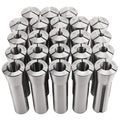 BTSHUB 23pcs R8 Collet Set 1/16-3/4 inches r8 collets for milling machine