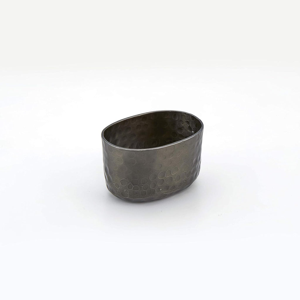 ASPB Hammered Aluminum Sugar Packet Holder, Black, 6-Ounces