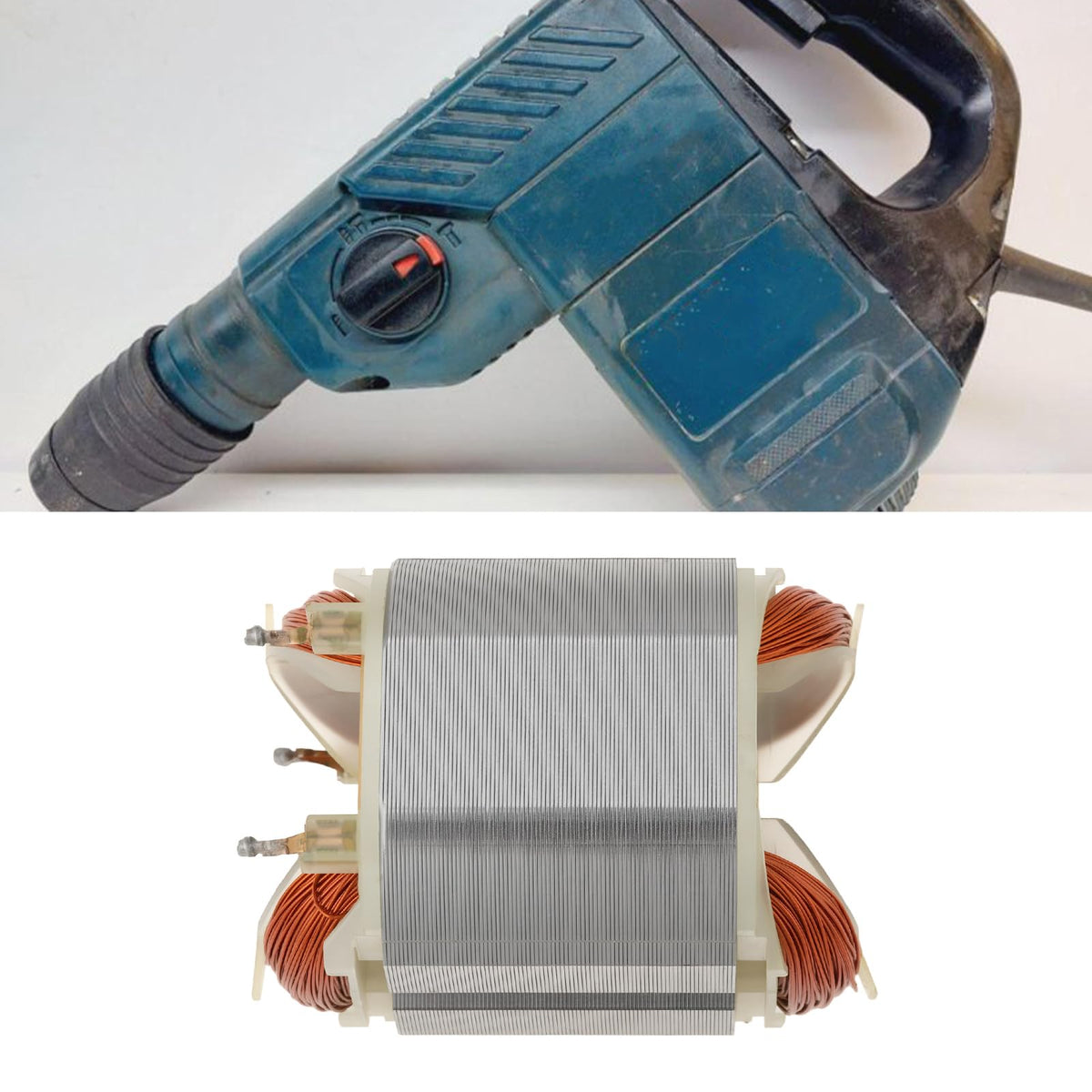 AS Axis Spindleon 230V Rotor Core Motor Stator Compatible with Bosch GBH 4 DFE 4 DSC 4 Top GBH 2-26 RE 2400 2600 3-28 DRE