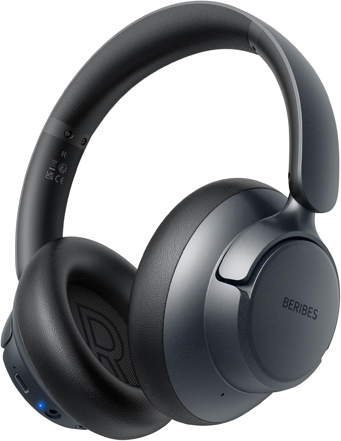 Hybrid Active Noise Cancelling Headphones Wireless Over Ear 70Hours | Foldable Bluetooth 6.0,Transparent Modes,3.5MM