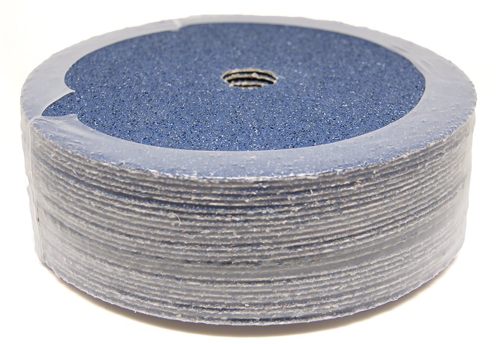 Benchmark Abrasives 7" Resin Fiber Sanding Discs, 60 Grit, 25-Count