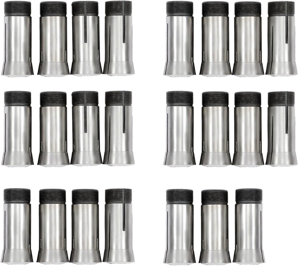 5C Metric Collet Set 23 Piece 3mm to 25mm x 1mm 0.0005" Accuracy for CNC Milling Machine
