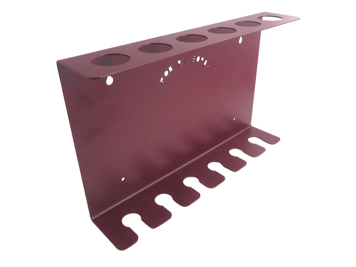 Robert Sorby LRACK6 6 Lathe Tool Deluxe Wall Storage Tool Rack