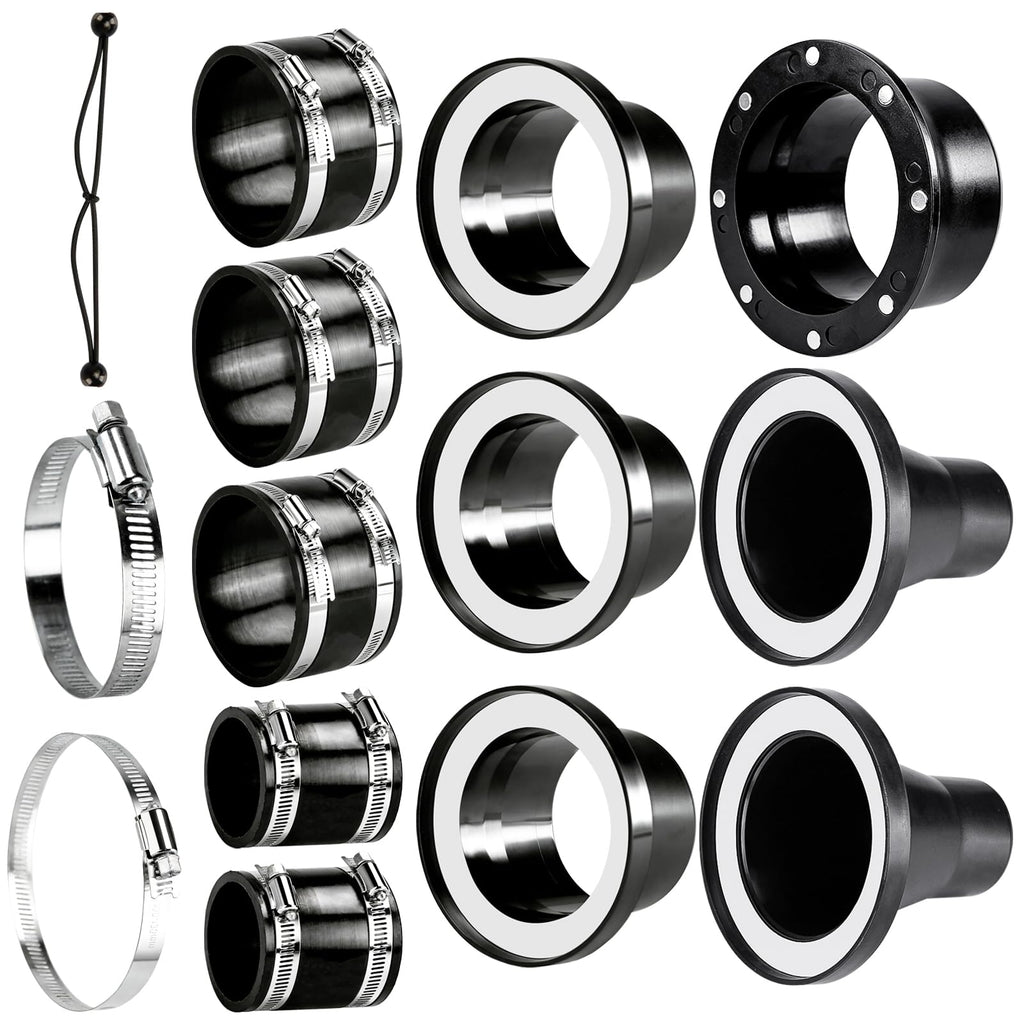 Magnetic Dust Collection Fittings Kit 4" & 2.5" Hose Adapter Set