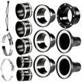 Magnetic Dust Collection Fittings Kit 4" & 2.5" Hose Adapter Set