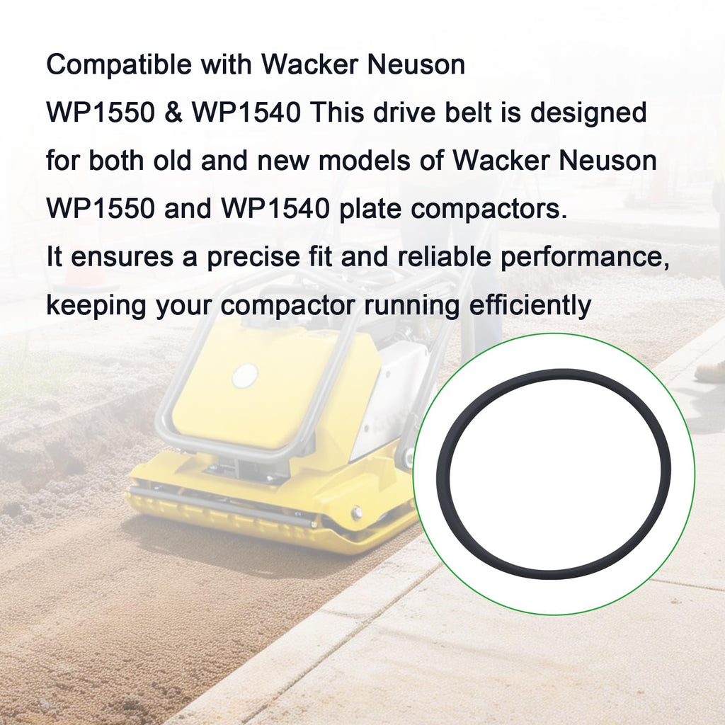0111158 5000011158 5100044733 Drive Belt for Wacker Neuson WP1540 WP1550