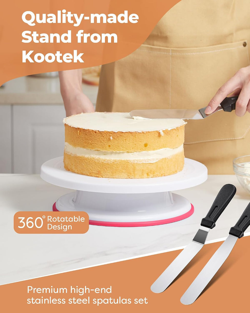 700 Cake Decorating Kit Baking Supplies Tools for Beginners & Pros