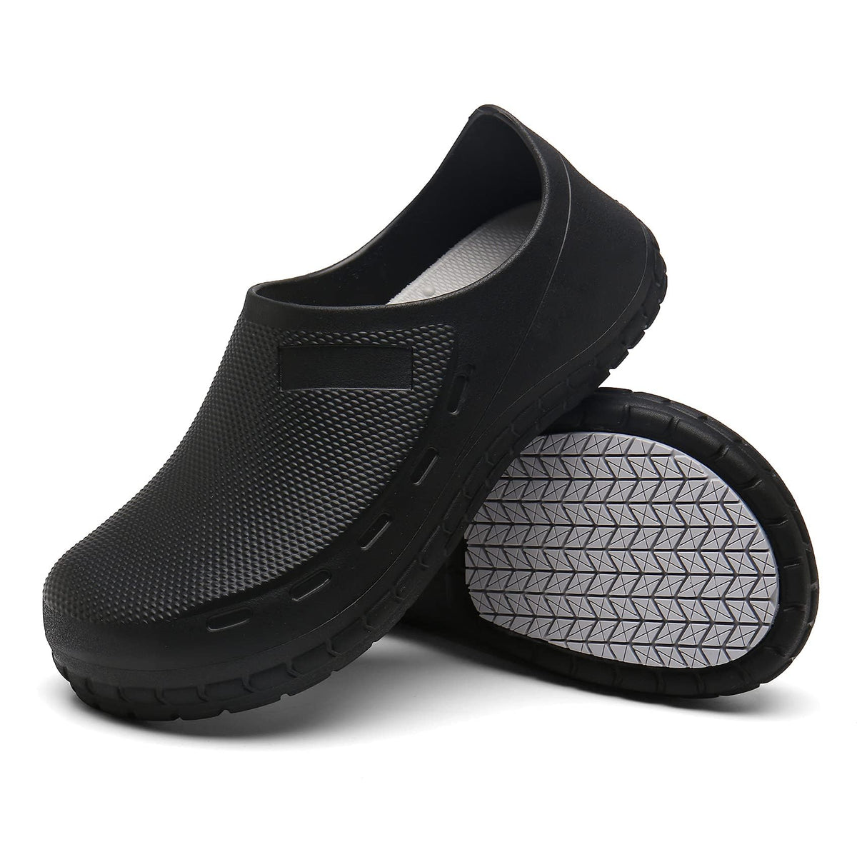 Chef Shoes for Men Nonslip Water Proof Work Shoes Mens Clogs Comfortable Nursing Nurse Shoes for Gardener Men Indoor