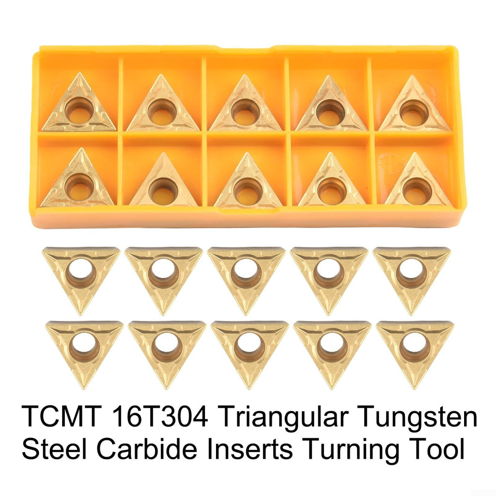 10pcs TCMT16T304 Carbide Inserts for Steel Turning