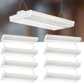 Lightdot 8 Pack 2FT 200W Diamond LED High Bay Light 28000LM [Eqv. 800W MH]