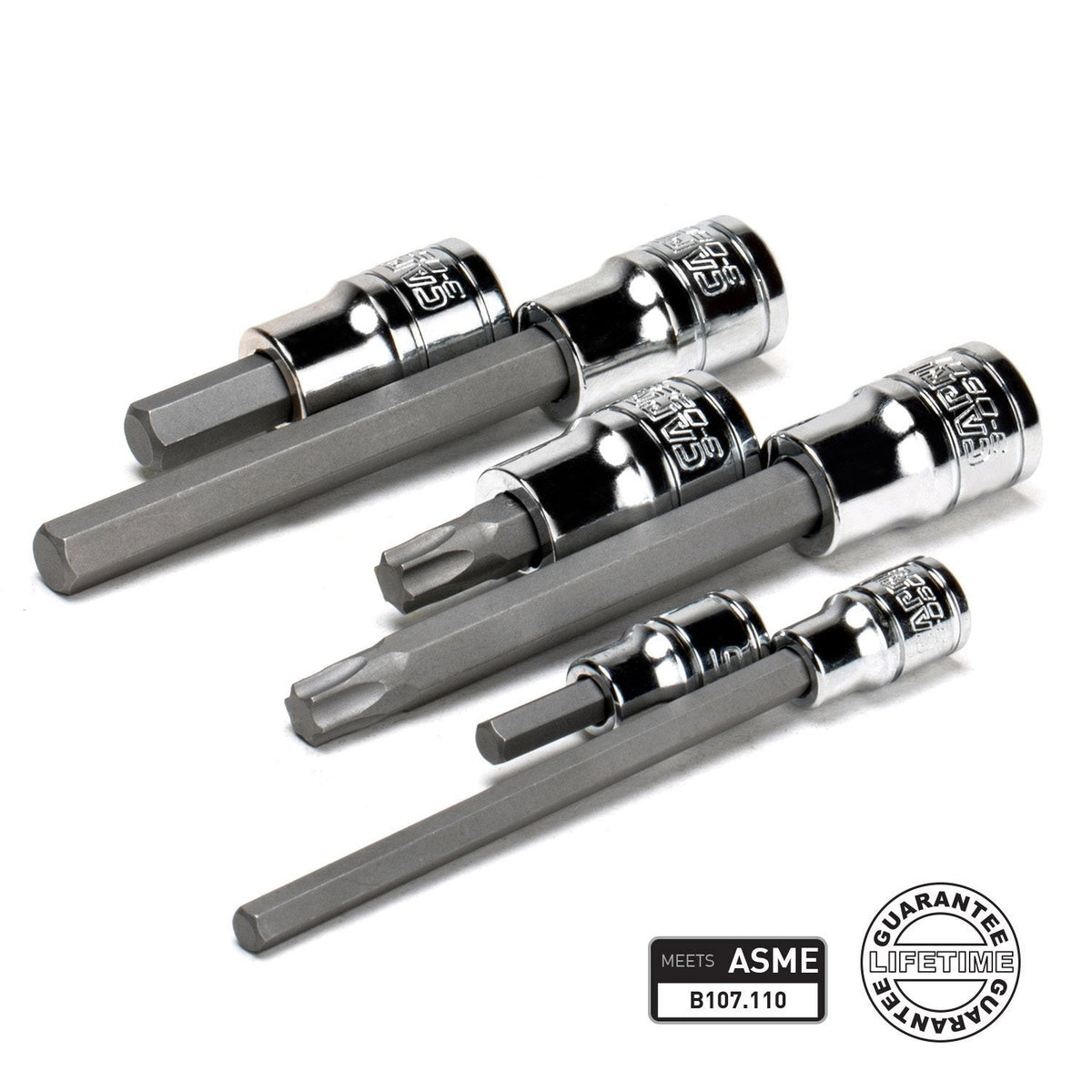 Capri Tools Long 3/8-Inch Hex Bit Socket, 3/8-Inch Drive, SAE