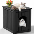 Cat Litter Box Enclosure, Black