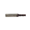 HFS(R) Roughing End Mill Square End Mill 4 Flute M42 8% Cobalt TiAlN for Steel 1/4" Dia.