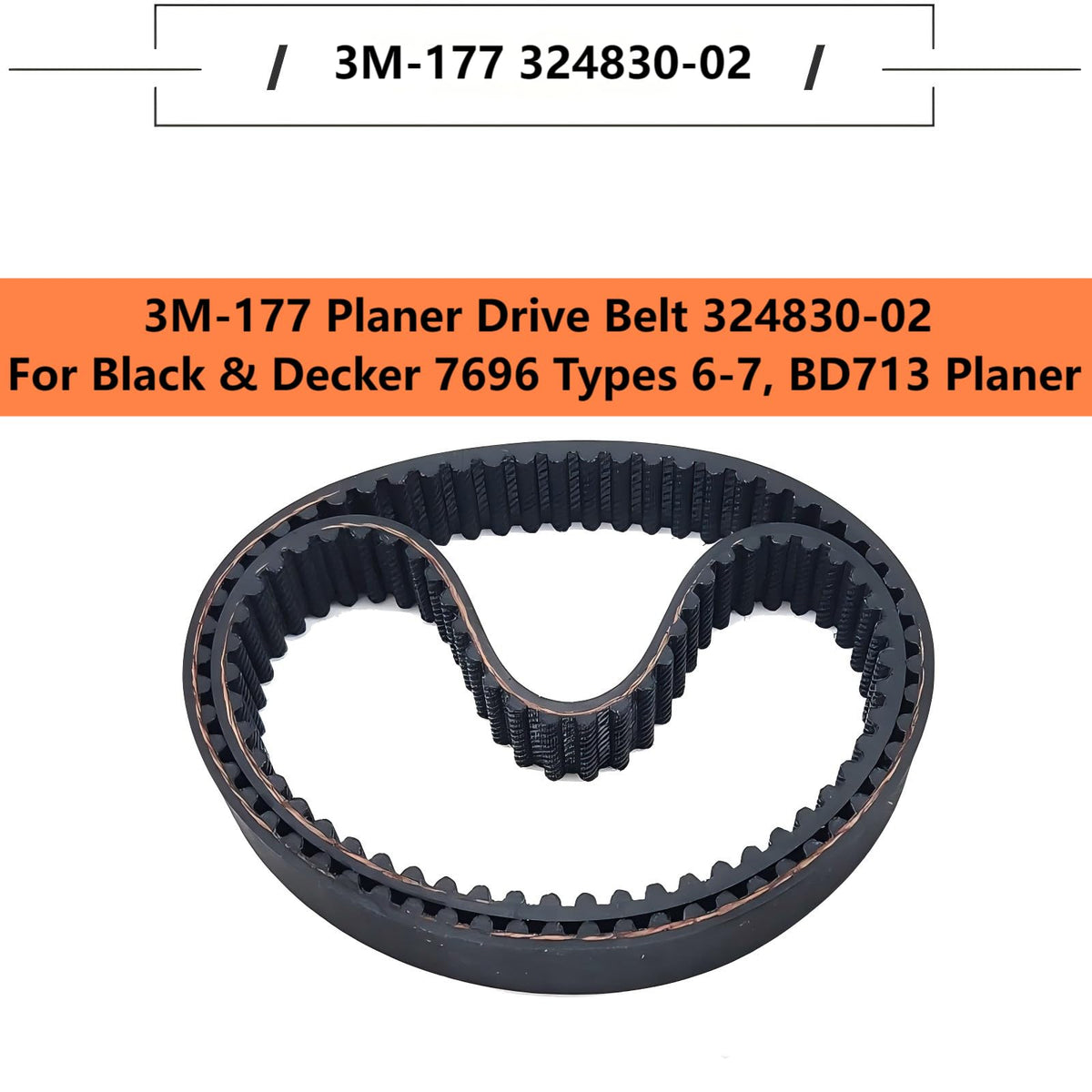 3M-177 Planer Drive Belt 324830-02 2Pack