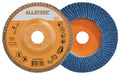 WALTER 15W456 ALLSTEEL Flap Discs - [Pack of 10] 60 Grit, 4-1/2 in. Abrasive Disc for Metal Deburring, Finishing