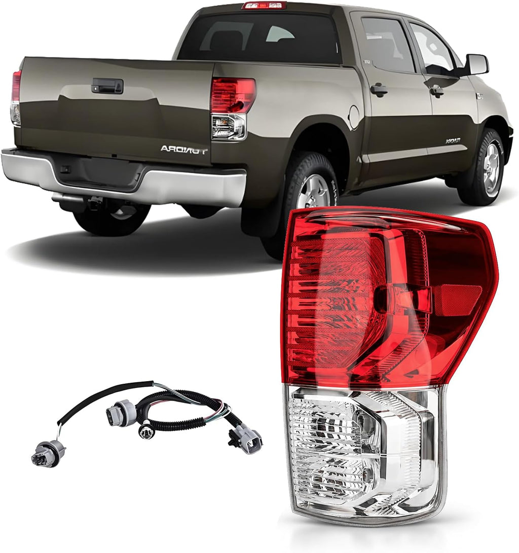 Passenger Side Tail lights Assembly Compatible with 2010-2013 Toyota Tundra