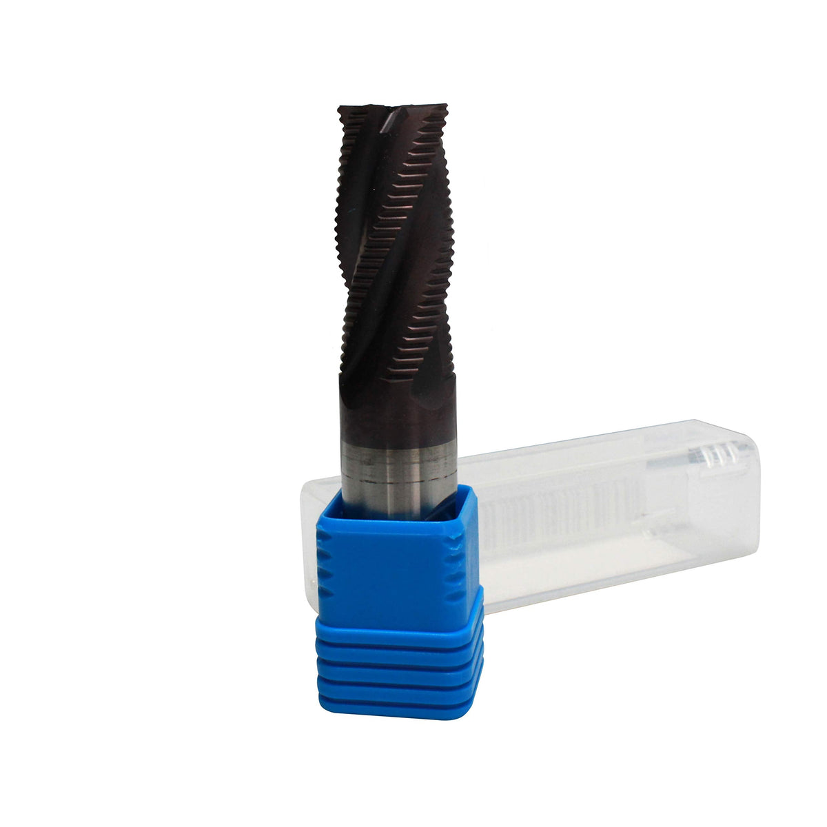 HFS TiAlN End Milling Cutter, Milling Bit 4 Flute M42 8% for Steel 3/4 Inch Dia