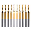 Haoruili 10Pcs 1.5mm Carbide End Mill