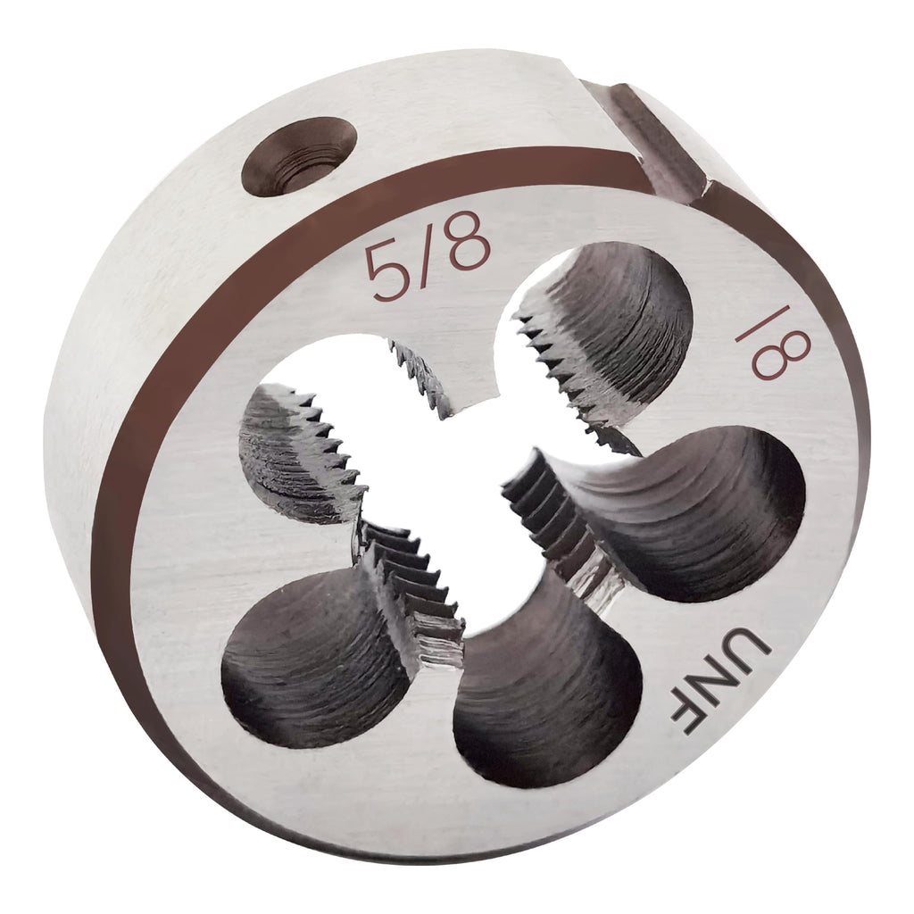 5/8"-18 UNF Round Threading Die, Machine Right-Hand 5/8 x 18 Die