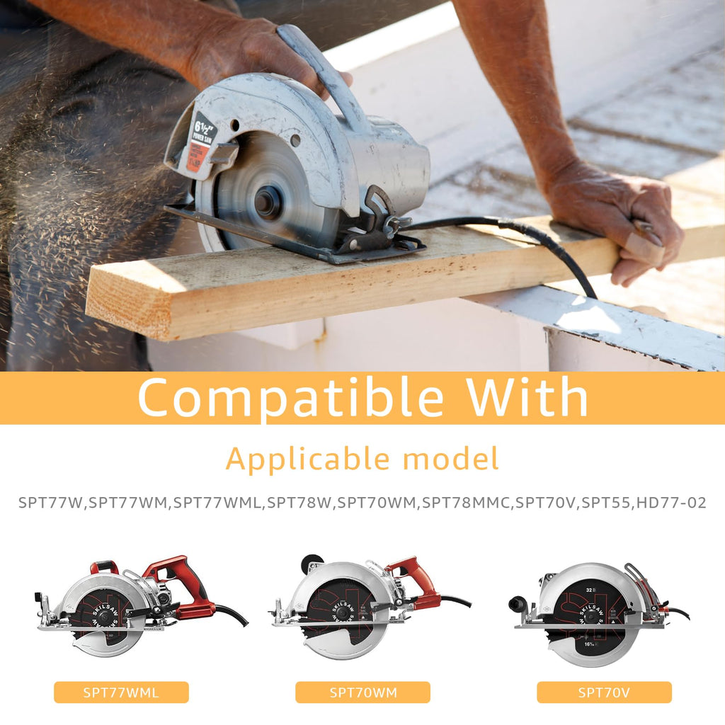LCMLA 95104L Circular Saw Replace Cord Assembly - Heavy Gauge Power Cord