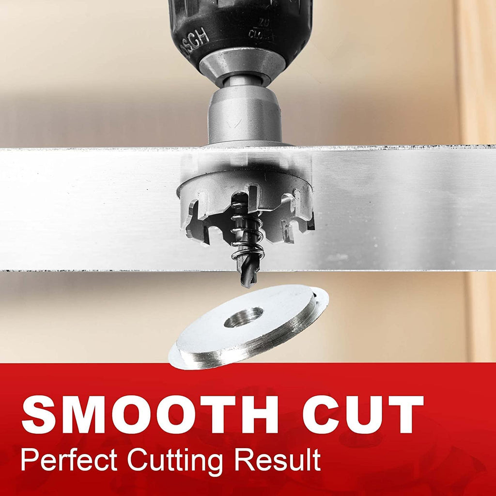 EZARC Carbide Hole Saw Heavy Duty, Hole Cutter for Stainless Steel, Sheet Metal 2-1/2" 64mm