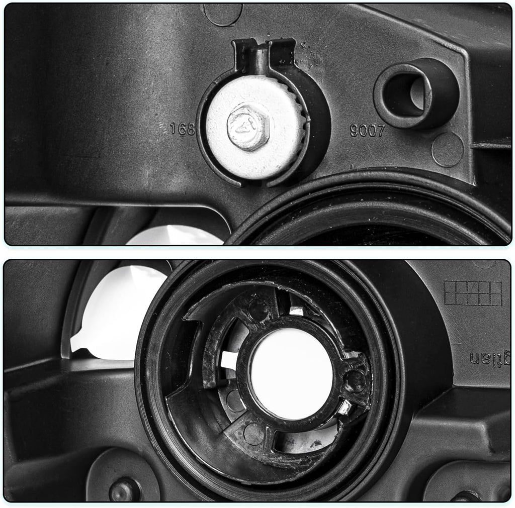 TUSDAR Headlight Assembly for 2005-2010 Chevy Cobalt 07-10 Pontiac G5