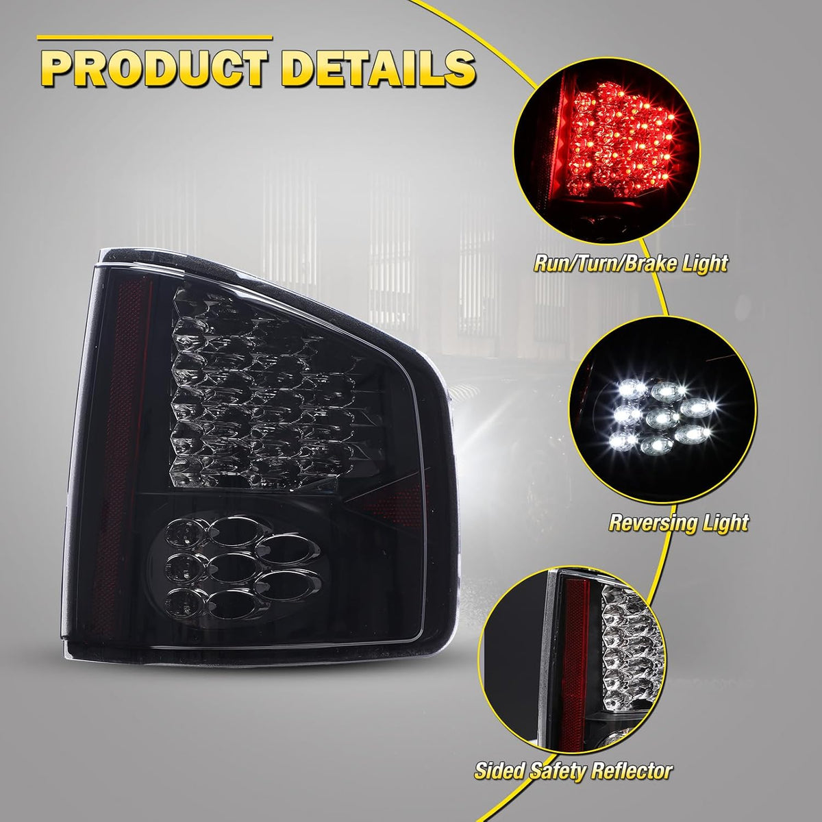 LED Tail Lights for 1994-2004 Chevy S10/ 1994-2004 GMC Sonoma