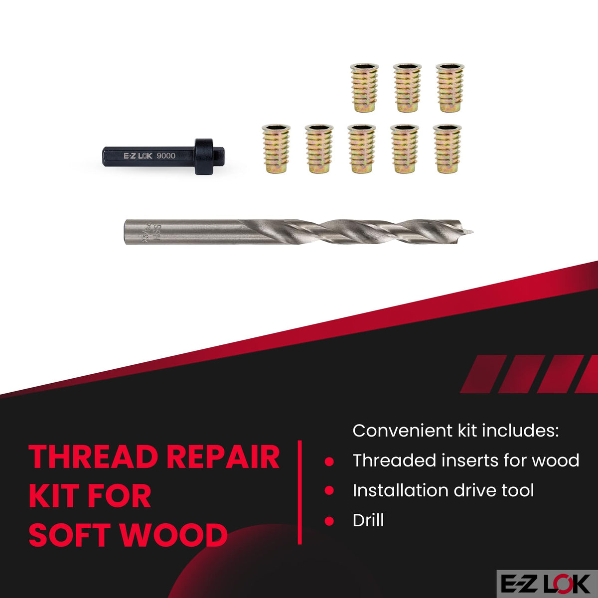 E-Z LOK Thread Repair Kit, 0.25-20