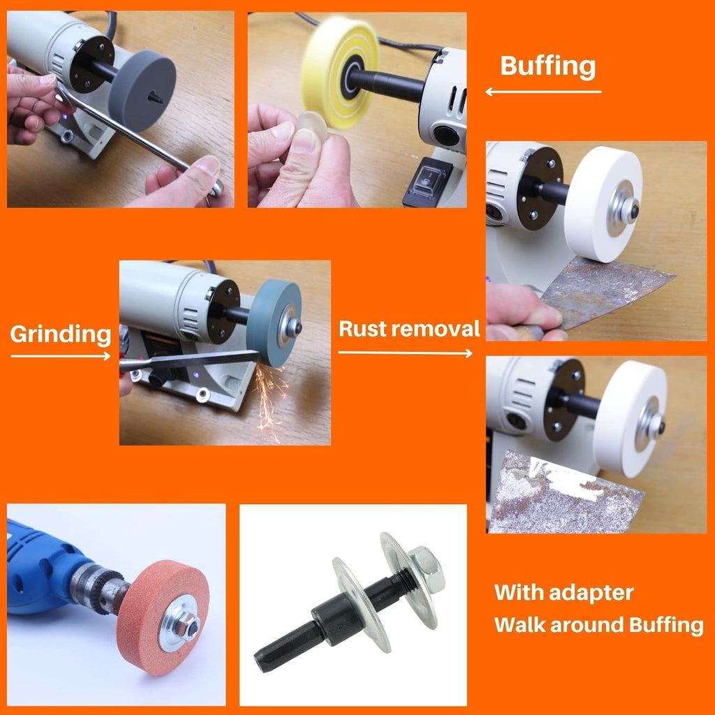 Grinding Wheel Buffing Wheels 7 Set 3 inch (8, Grinding Wheel Buffing Wheels 8 Set 3 inch)