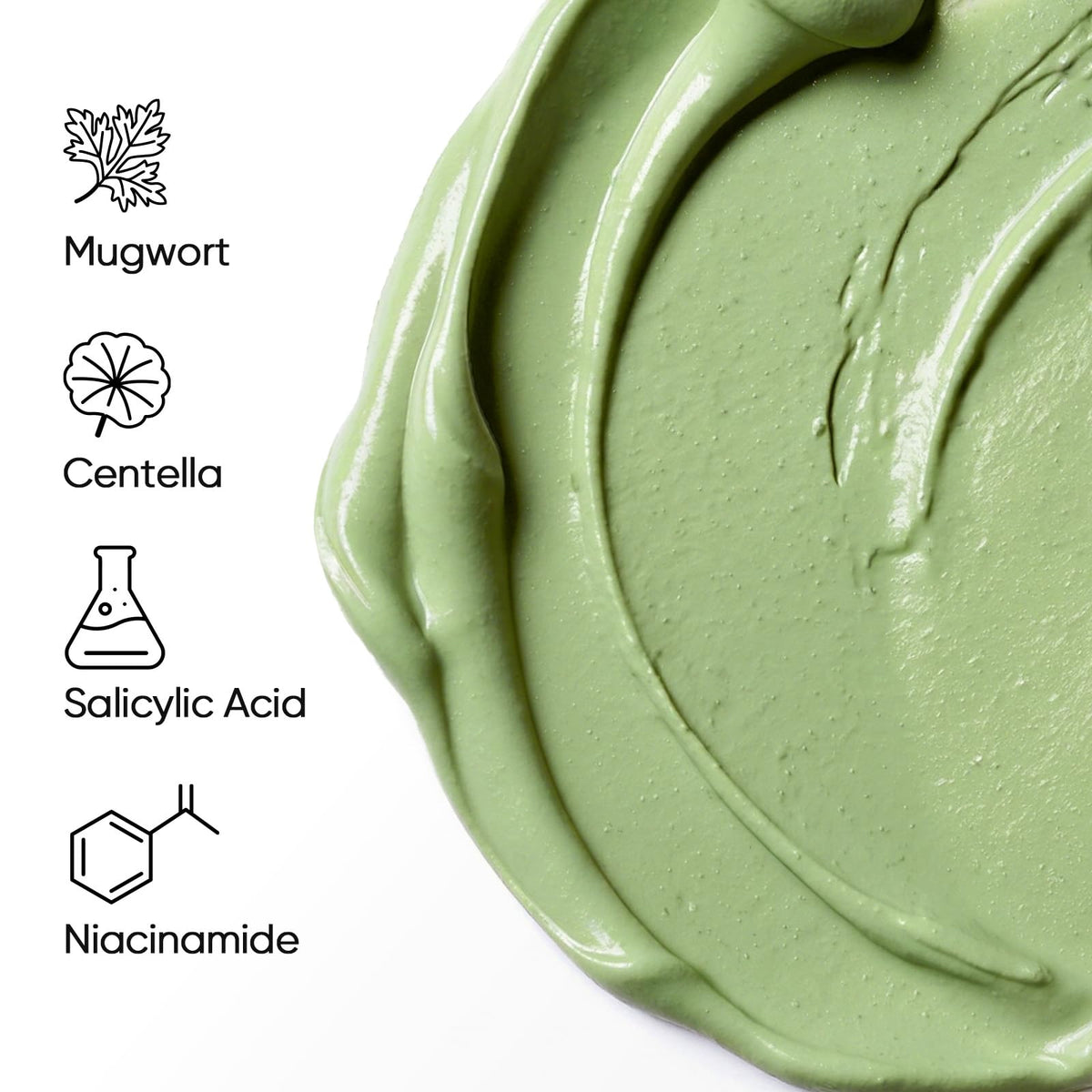 Mugwort Clay Stick Face Mask with Centella & Salicylic Acid