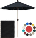 USA 10-Year-Non-Fading 10FT Outdoor Patio Market Umbrella,UPF50+ UV Resistant Sun Shade,Heavy Duty Commercial