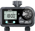 Sprinkler Timer with 3 Different Programs, Hose Timer for Garden Hose with Rain Delay/Manual Watering/Automatic