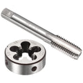 Workkyma 5/8"x12 UN Tap and Die Set, M2 HSS Right Hand Threading Tool