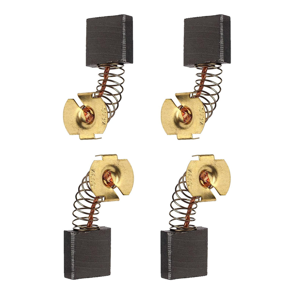CB203 Carbon Brushes with Spring, compatible with M-akita CB-204, CB202, CB200 191953-5 191957-7 Angle Grinder (4 PCS)