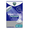 VapoShower Max Tablets, Non-Medicated Eucalyptus Shower Steamer Tablets, Menthol, Aromatherapy, 4ct