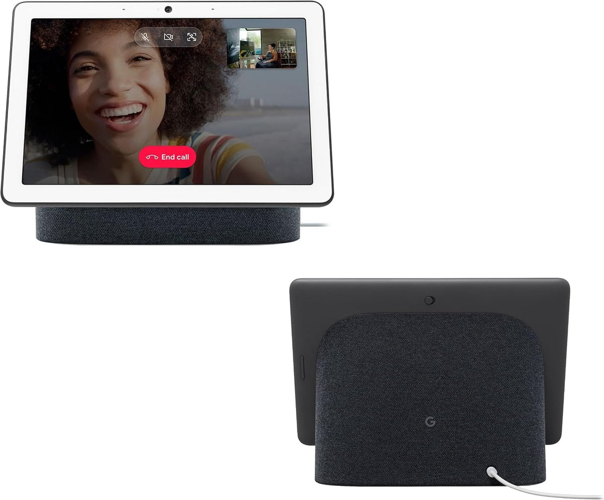 Nest Hub Max 10" Smart Display with Google Assistant - Charcoal (renewed)