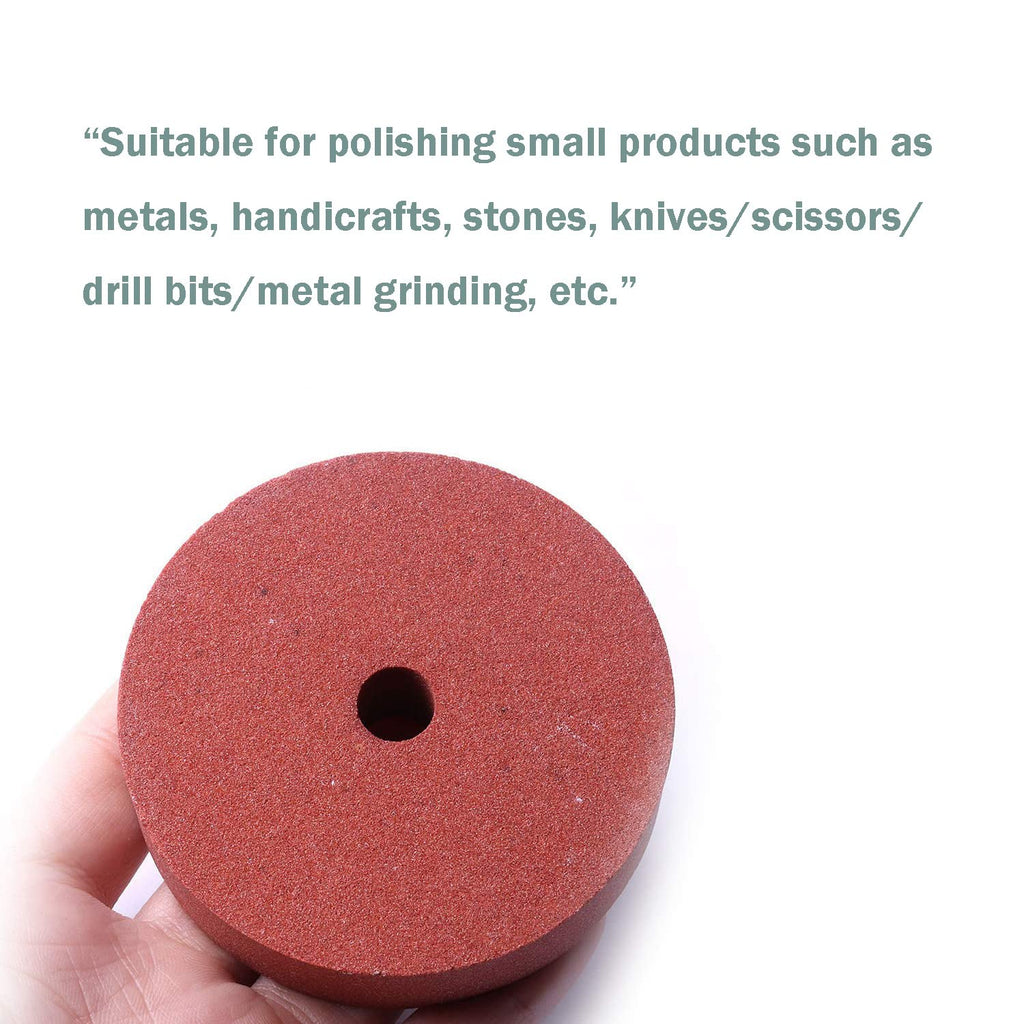 3 inch Grinding Wheel,120# Grinding Polishing Wheel Replacement Wheel for Mini Bench Grinder