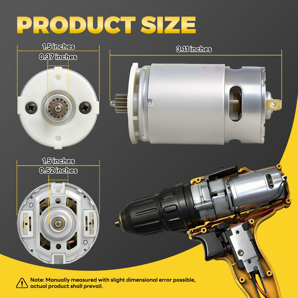 N075847 Upgraded Teeth Motor for DeWalt 12V DCD700 DCD710 Drills
